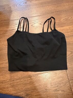 Nursing Double-Strap Crop Bra Top